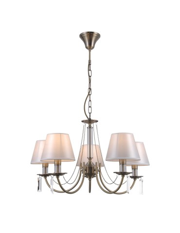 ITALUX Solana Wisząca E14 5x40W Brązowy PND-28366-5 - produkt 2