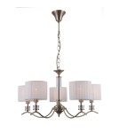 Modern chandeliers - ITALUX Ferlena Pendant E14 5x40W Brown PND-28343-5 - product 2