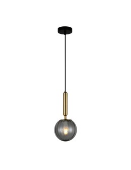 ITALUX Ravena Pendant E27 LED integrated 1x5W Brass/Smoke PND-2324-1 BRO+SG - product 2
