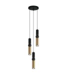 Pendant lamps - ITALUX Isidora Pendant GU10 3x25W Black/Brown PND-14290-3-BK-BRO - product 2