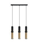 Loft pendant lamps - ITALUX Isidora Pendant GU10 3x25W Black/Brown PND-14290-3A-BK-BRO - product 2
