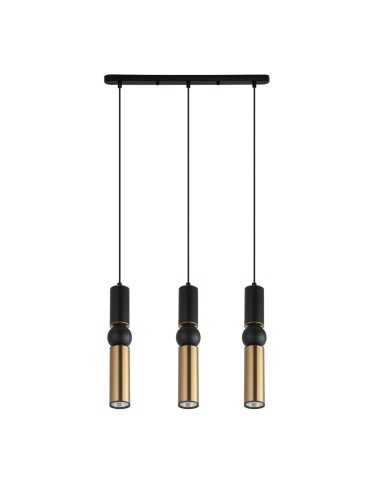 ITALUX Isidora Pendant GU10 3x25W Black/Brown PND-14290-3A-BK-BRO - product 2