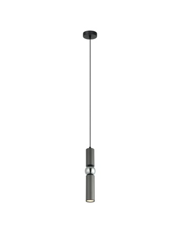 ITALUX Isidora Pendant GU10 1x25W Black/Grey/Chrome PND-14290-1-GR - product 2