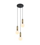 Pendant lamps spheres - ITALUX Aldeva Pendant E27 3x40W Brown PND-02340-3S-BRO - product 2