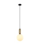Pendant lamps spheres - ITALUX Aldeva Pendant E27 1x40W Brown PND-02340-1M-BRO - product 2