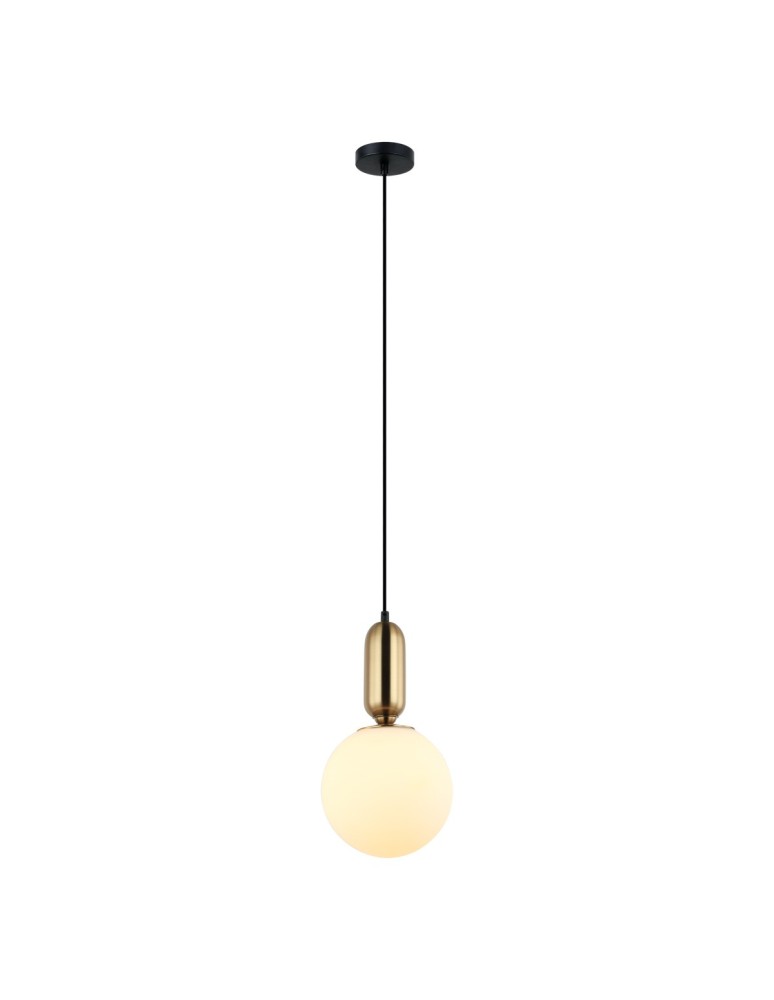 Pendant lamps spheres - ITALUX Aldeva Pendant E27 1x40W Brown PND-02340-1M-BRO - product kolory-swiatla.pl 2