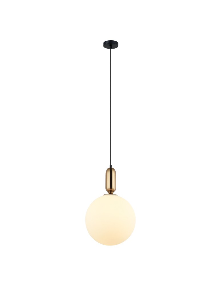 Pendant lamps spheres - ITALUX Aldeva Pendant E27 1x40W Brown PND-02340-1L-BRO - product kolory-swiatla.pl 2
