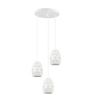 Pendant lamps - ITALUX Harley Pendant E27 3x40W White MDM-3480/3A W - product 2