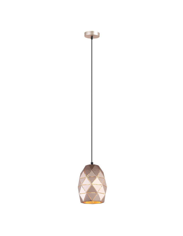 Pendant lamps - ITALUX Harley Pendant E27 1x40W Gold MDM-3480/1 GD - product kolory-swiatla.pl 2