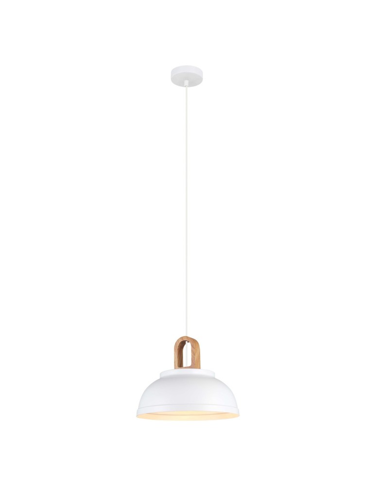 Pendant lamps - ITALUX Danito Pendant E27 1x40W White MDM3153/1M W - product kolory-swiatla.pl 2