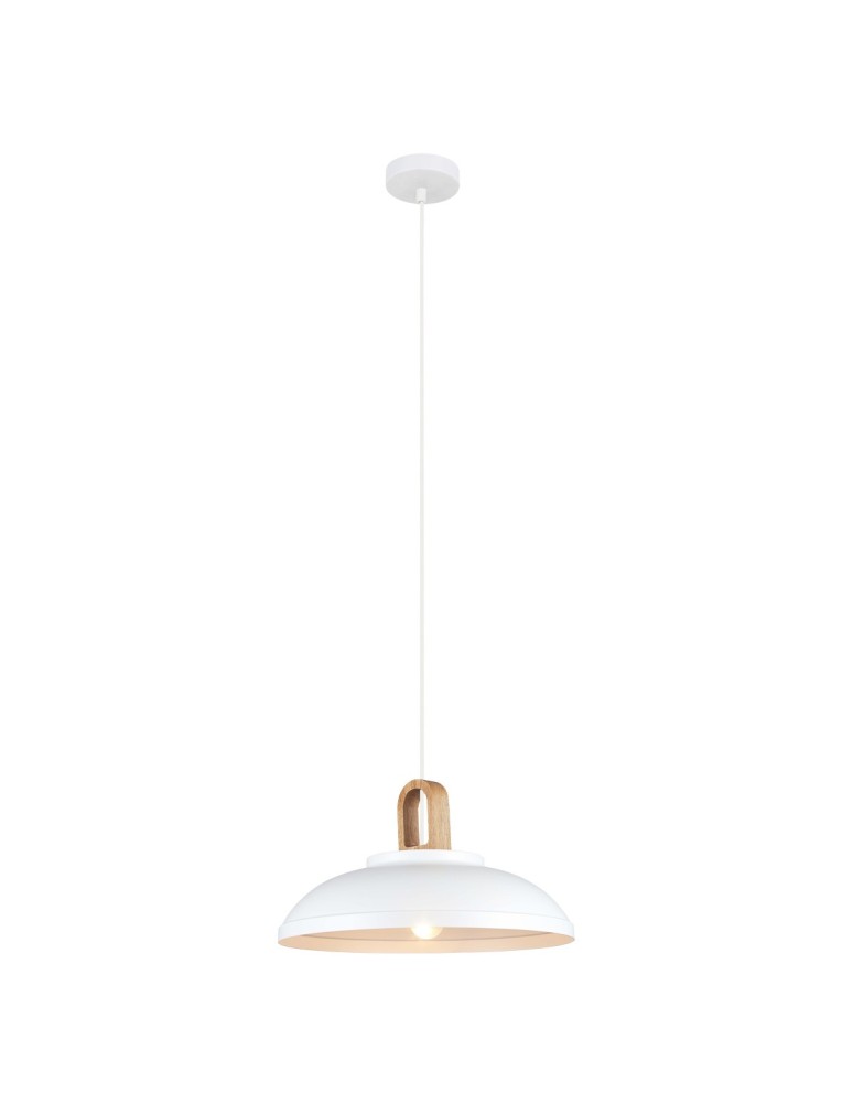 Pendant lamps - ITALUX Danito Pendant E27 1x40W White MDM3153/1L W - product kolory-swiatla.pl 2