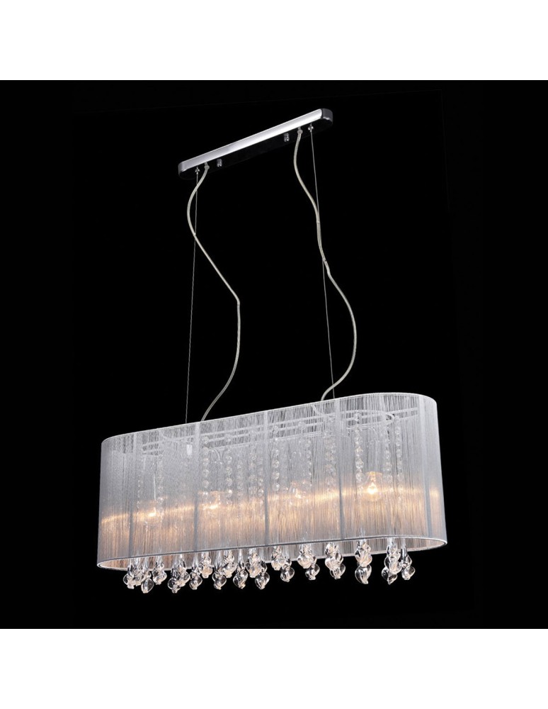 Pendant lamps - ITALUX Isla Pendant E14 4x40W White MDM1870-4 WH - product kolory-swiatla.pl 2
