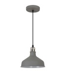Pendant lamps - ITALUX Hooper Pendant E27 1x60W Gray/Nickel MD-HN8049M-GR+S.NICK - product 2
