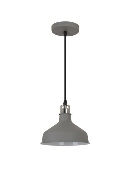 ITALUX Hooper Wisząca E27 1x60W Szary/Nikiel MD-HN8049M-GR+S.NICK - produkt 2