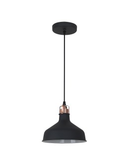 ITALUX Hooper Pendant E27 1x60W Black/Red MD-HN8049M-B+RC - product 2