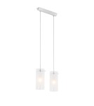 Pendant lamps - ITALUX Blend Pendant E27 2x60W Chrome MDF9489/2 - product 2