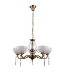 Retro chandeliers - ITALUX Baxio Chandelier E27 5x60W Gold MD38445-5 - product 2