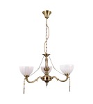 Retro chandeliers - ITALUX Baxio Chandelier E27 3x60W Gold MD38445-3 - product 2