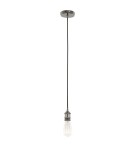 Pendant lamps bulbs - ITALUX Classo Pendant E27 1x60W Black DS-M-034 SHINY BLACK - product 2