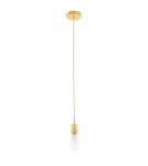 Pendant lamps bulbs - ITALUX Classo Pendant E27 1x60W Gold DS-M-034 GOLD - product 2