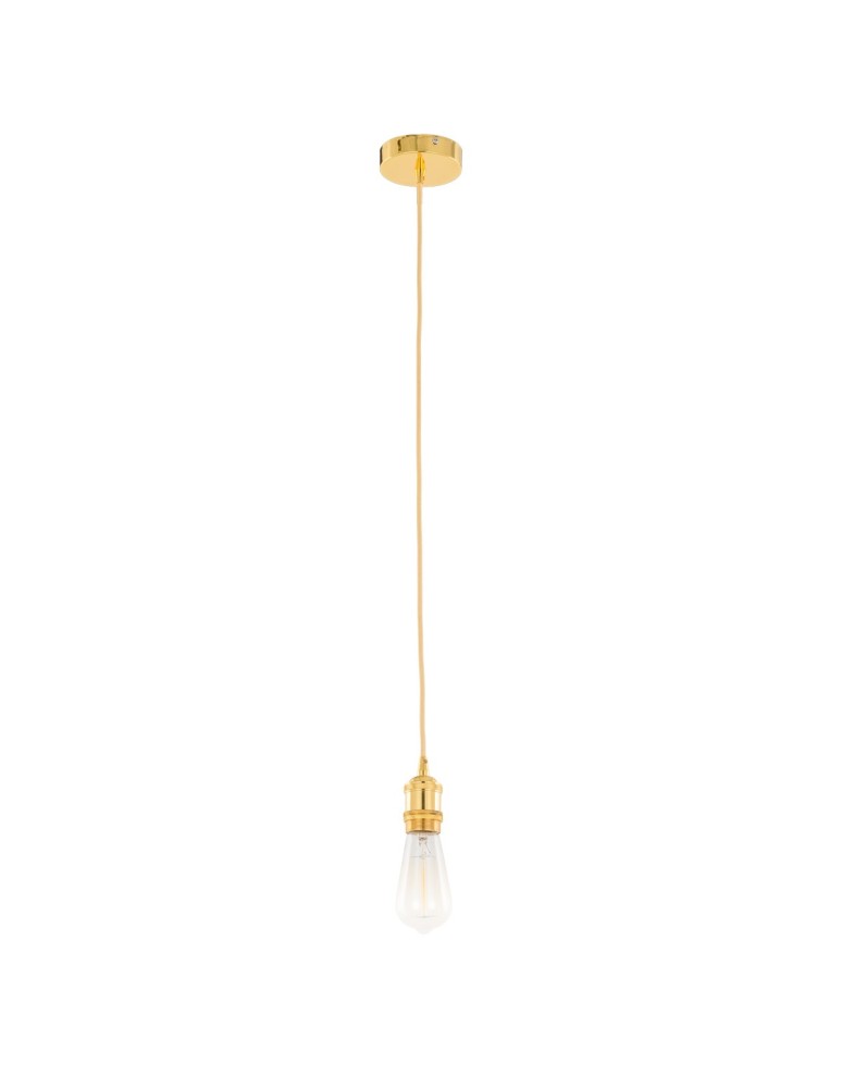 Pendant lamps bulbs - ITALUX Classo Pendant E27 1x60W Gold DS-M-034 GOLD - product kolory-swiatla.pl 2