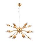 Loft pendant lamps - ITALUX Theo Pendant E27 18x40W Gold AD20000-18 - product 2