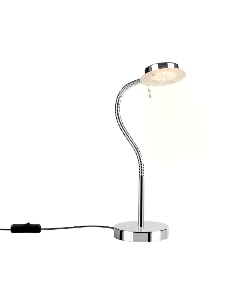 Reading table lamps - ITALUX Sergio Desk LED integrated 4.5W 3000K 340lm Chrome 14131008L - product kolory-swiatla.pl 2