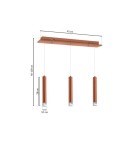 Milagro Lampa Wisząca COPPER 15W LED ML985