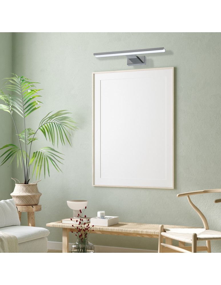 Bathroom wall lamps - Milagro SHINE CHROME 30cm 7W LED wall lamp ML028 - product kolory-swiatla.pl 3