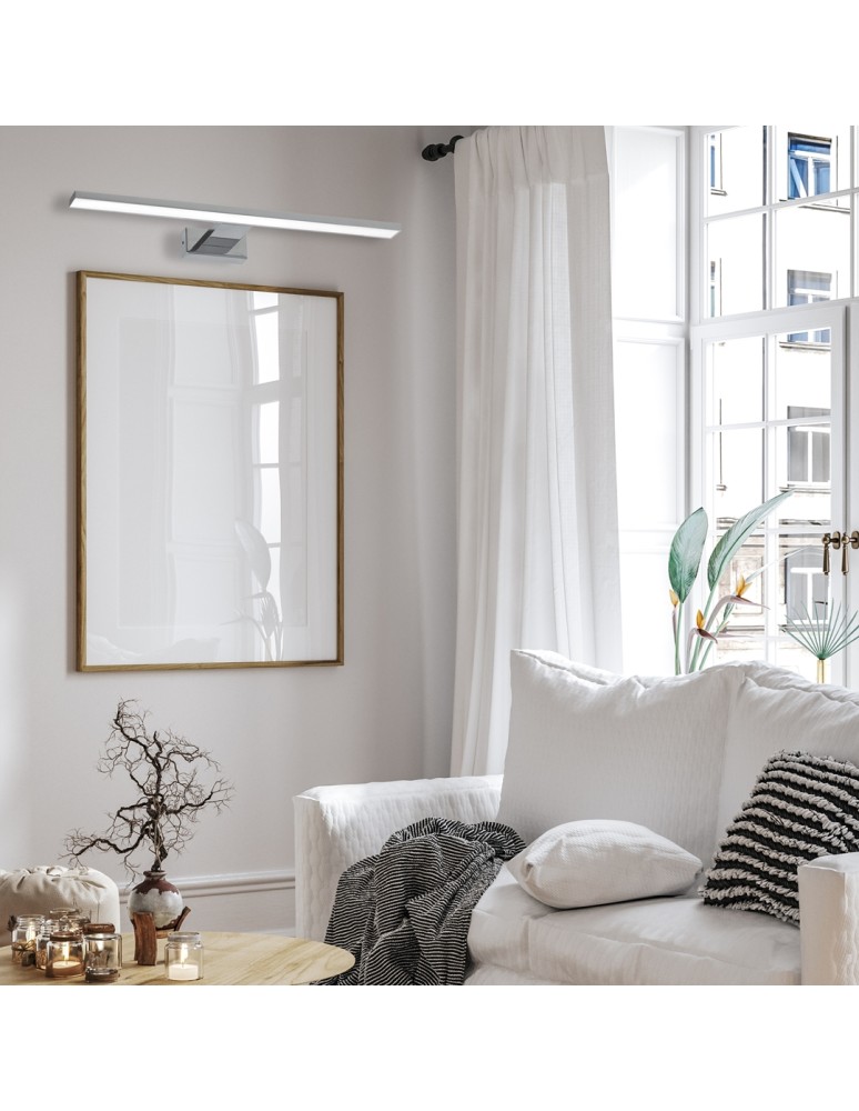 Bathroom wall lamps - Milagro SHINE CHROME 30cm 7W LED wall lamp ML029 - product kolory-swiatla.pl 2