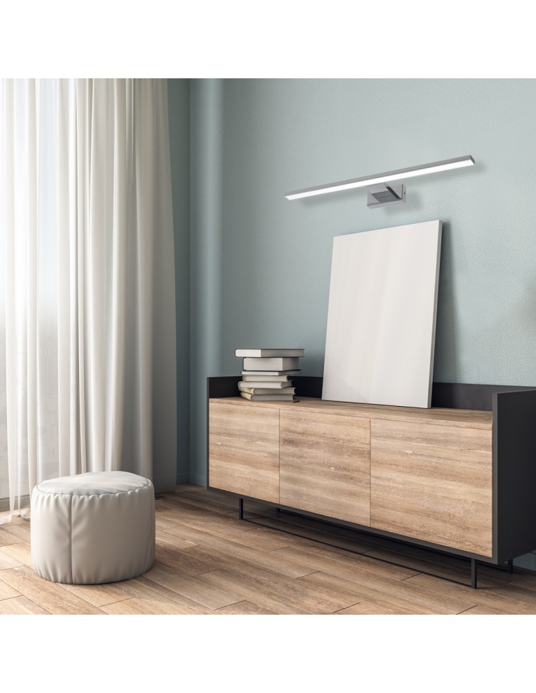Bathroom wall lamps - Milagro SHINE CHROME 30cm 7W LED wall lamp ML029 - product kolory-swiatla.pl 3