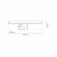 Milagro Kinkiet SHINE CHROME 30cm 7W LED ML029
