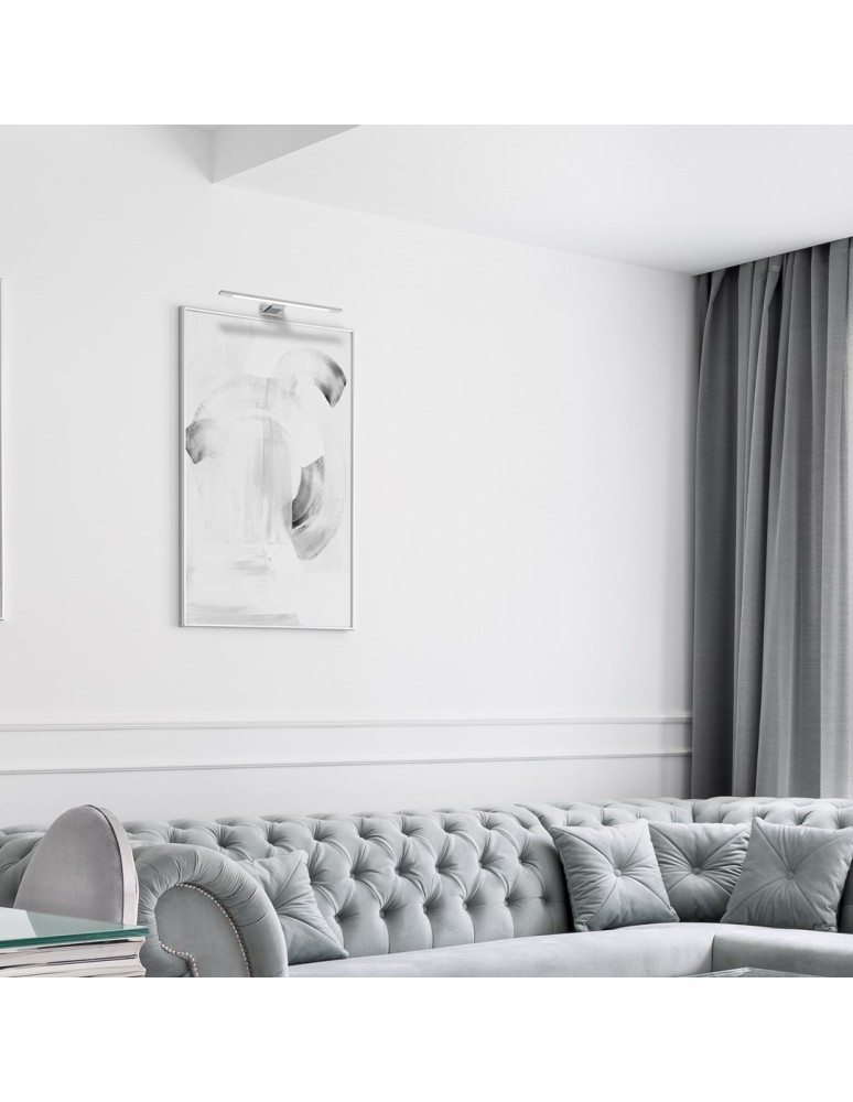 Bathroom wall lamps - Milagro SHINE CHROME wall lamp 40cm 7W LED ML030 - product kolory-swiatla.pl 10