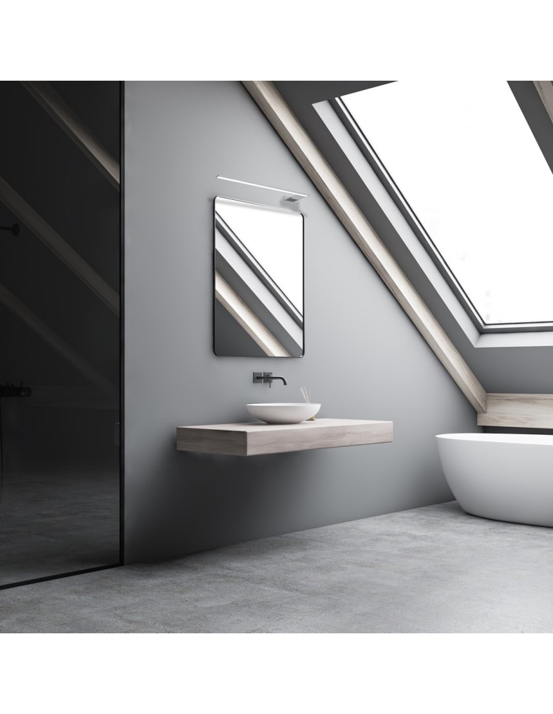 Bathroom wall lamps - Milagro SHINE CHROME 45cm 11W LED wall lamp ML031 - product kolory-swiatla.pl 4