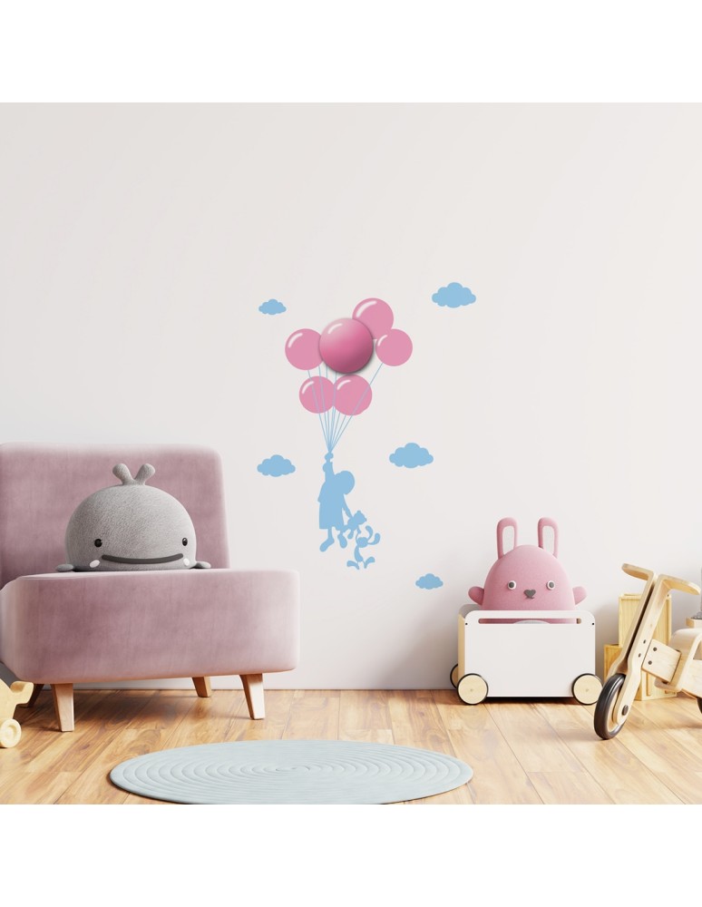 Bedside lamp for children's room - Milagro Children's lamp BALLOONS 0,6W LED ML142 - product kolory-swiatla.pl 2