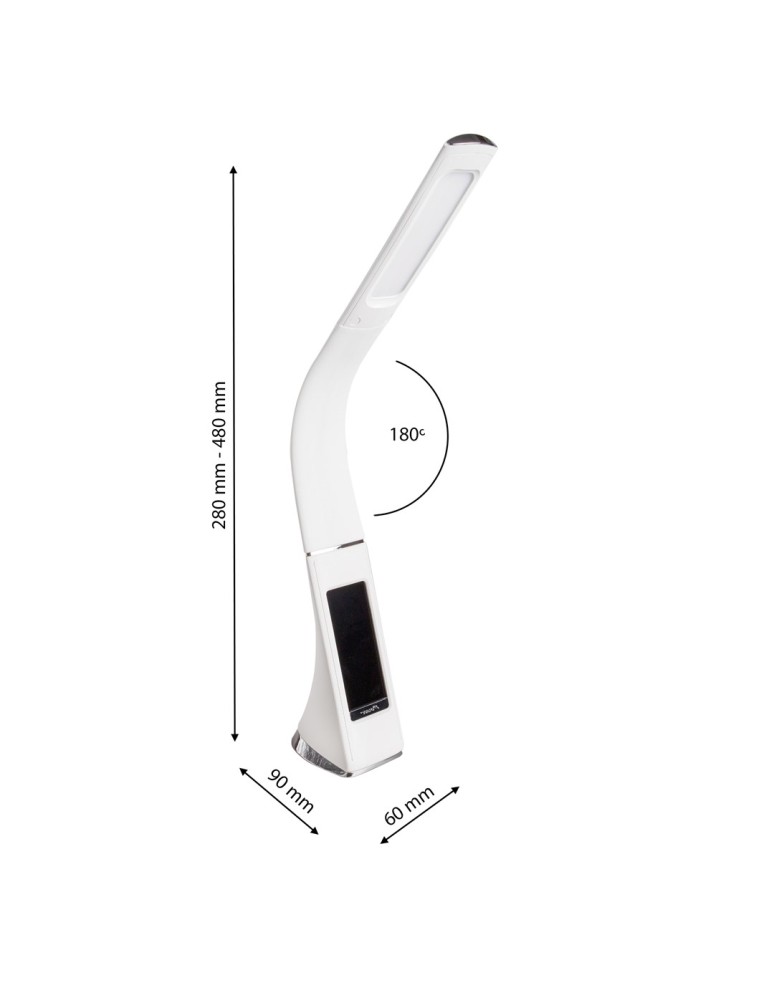 Desk lamps - Milagro GALA 6W LED Desk Lamp White ML141 - product kolory-swiatla.pl 10