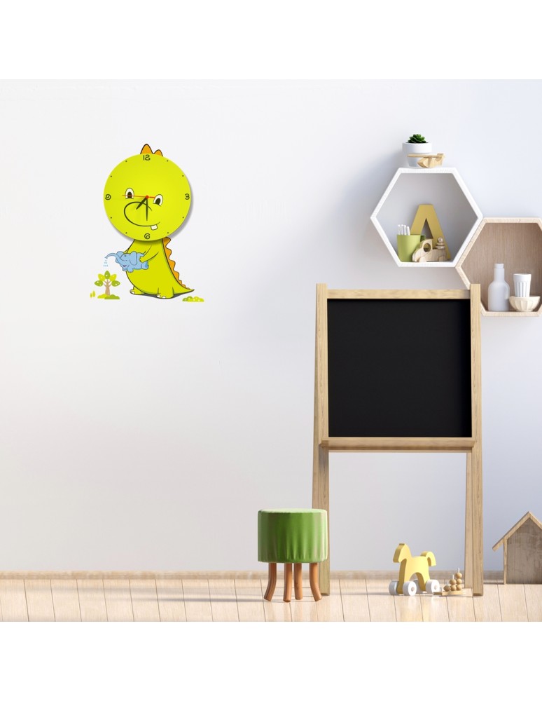 Bedside lamp for children's room - Milagro Children's lamp DRAGON LED CLOCK 0,6W LED ML146 - product kolory-swiatla.pl 2