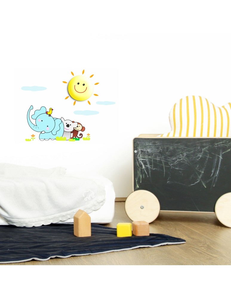Bedside lamp for children's room - Milagro SUNNY 0.6W LED children's lamp ML143 - product kolory-swiatla.pl 2