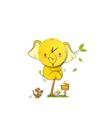 Milagro Children's lamp ELEPHANT LED CLOCK 0,6W LED ML147