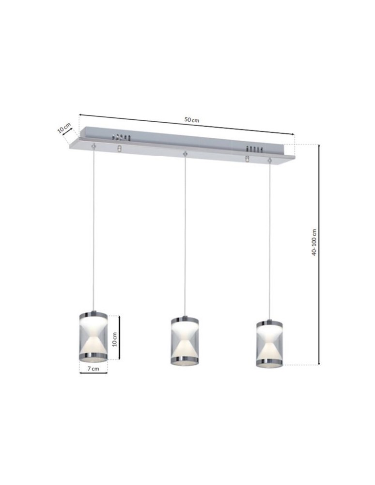 Pendant lamps - Milagro TIEMPO 15W LED Pendant Lamp ML423 - product kolory-swiatla.pl 7