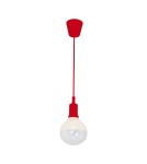Pendant lamps bulbs - Milagro BUBBLE RED 5W E14 LED RED Pendant Lamp ML462 - product 1
