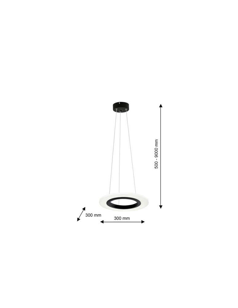 Pendant lamps - Milagro COSMO 12W LED Pendant Lamp ML345 - product kolory-swiatla.pl 5