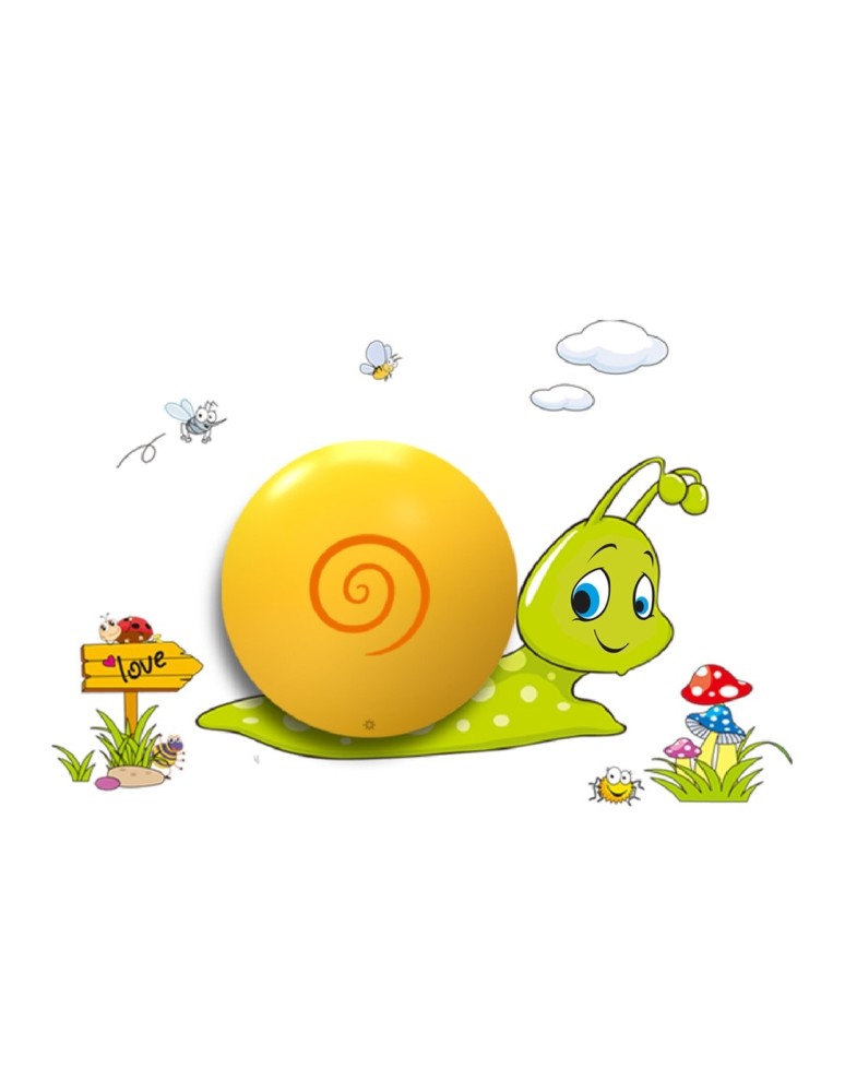 Bedside lamp for children's room - Milagro CHILDREN'S SNAIL LAMP 0,6W LED ML113 - product kolory-swiatla.pl 1