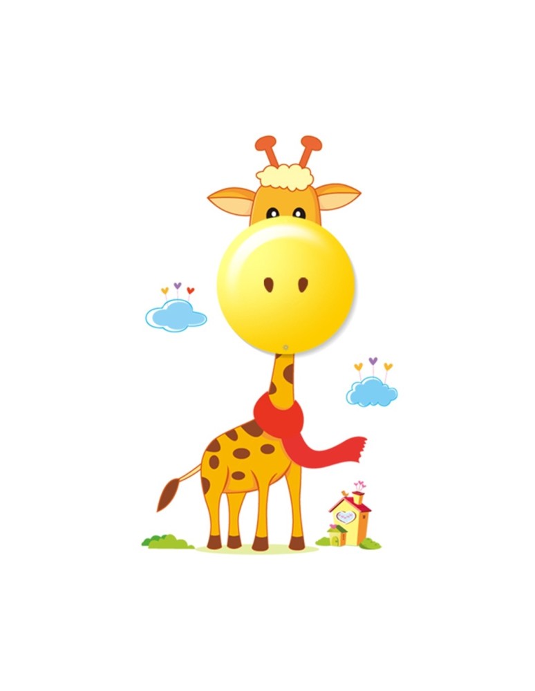 Bedside lamp for children's room - Milagro CHILDREN'S LAMP GIRAFFE 0,6W LED ML114 - product kolory-swiatla.pl 1