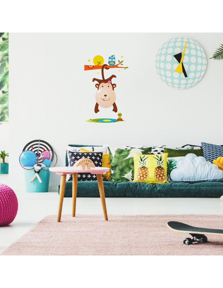 Bedside lamp for children's room - Milagro CHILDREN'S LAMP MONKEY 0,6W LED ML115 - product kolory-swiatla.pl 3