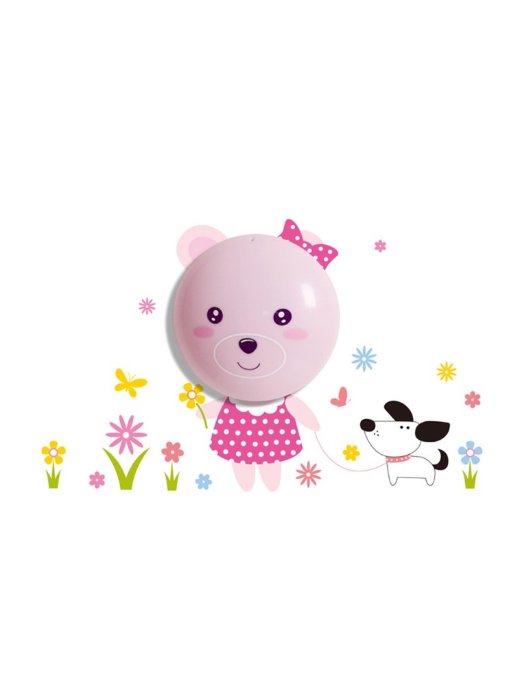 Bedside lamp for children's room - Milagro BEAR CHILDREN'S LAMP 0,6W ML060 - product kolory-swiatla.pl 1