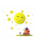 Bedside lamp for children's room - Milagro CHILDREN'S LAMP SUN 0,6W LED ML062 - product 1