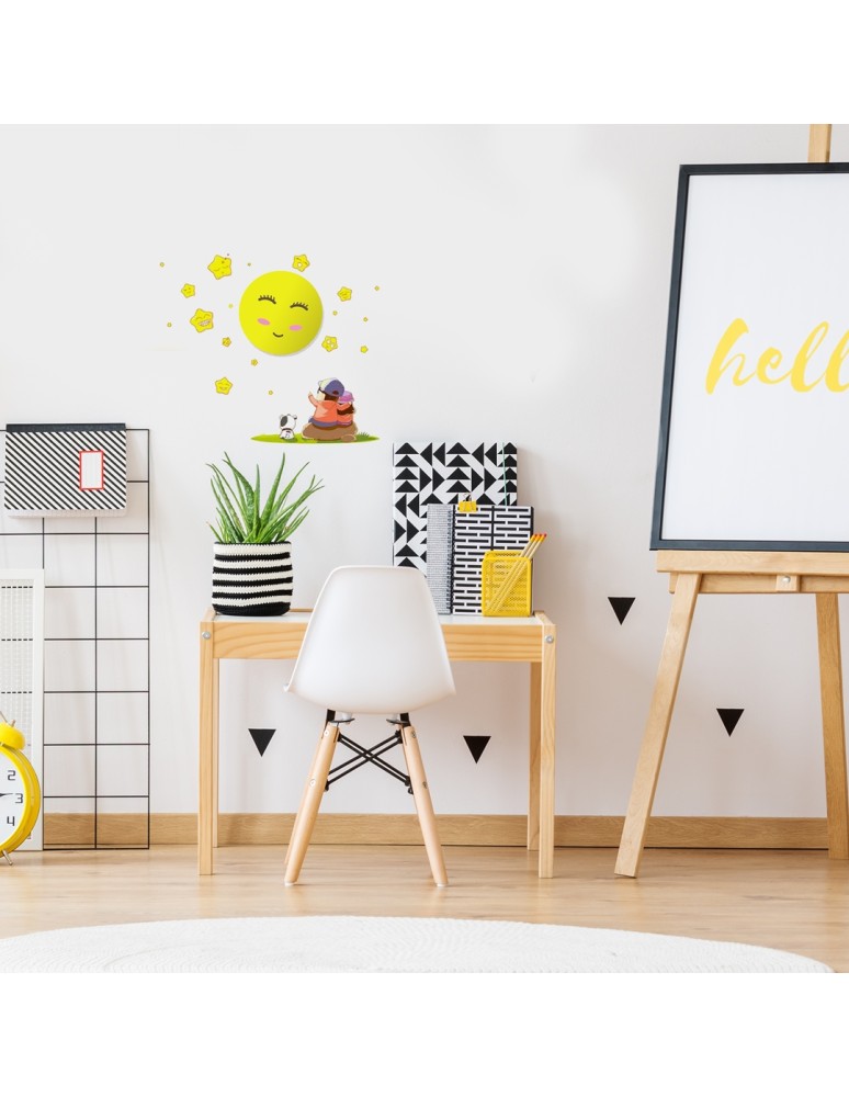 Bedside lamp for children's room - Milagro CHILDREN'S LAMP SUN 0,6W LED ML062 - product kolory-swiatla.pl 2