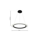 Pendant lamps - Milagro COSMO 24W LED Pendant Lamp ML347 - product 9