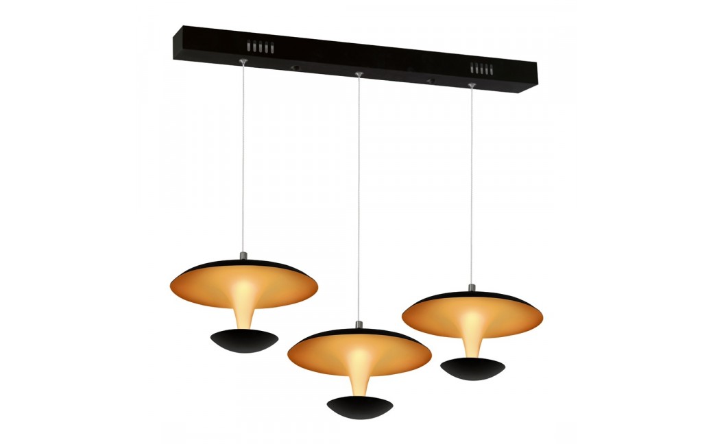 Milagro Lampa Wisząca COSTA 3x12W LED CZARNA ML360
